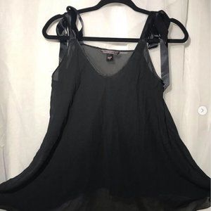 Black Slip See-Through Lingerie Slip